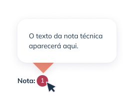 Amostra de notas técnicas