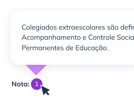 Amostra de notas técnicas